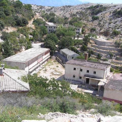 Rab island Croatia - Goli otok (‘Naked Island’)  