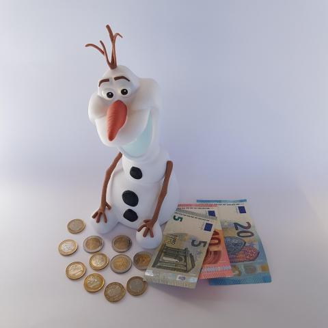 Designs Disney Frozen 3D Olaf Money Bank - Free image