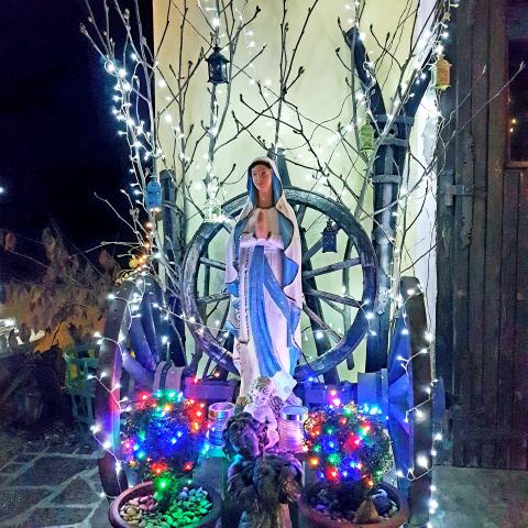 Catholic Virgin Mary decoration