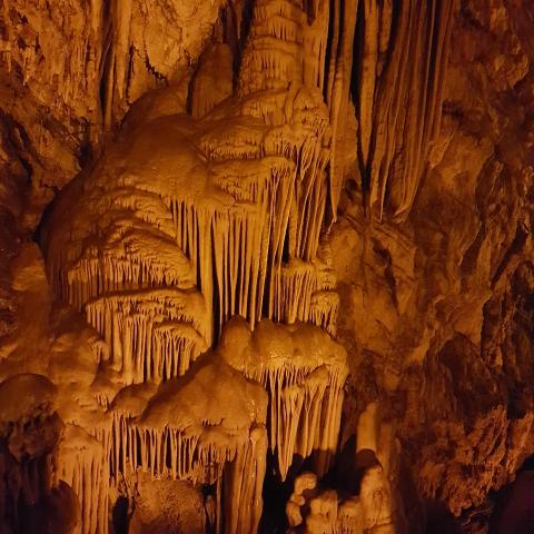 Stalactites and stalagmites 