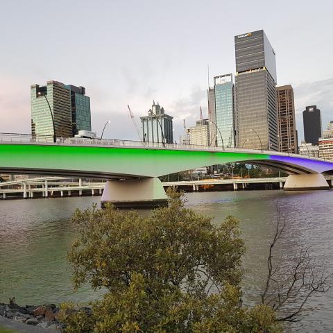The Victoria Bridge, Brisbane, Queensland, Australia
