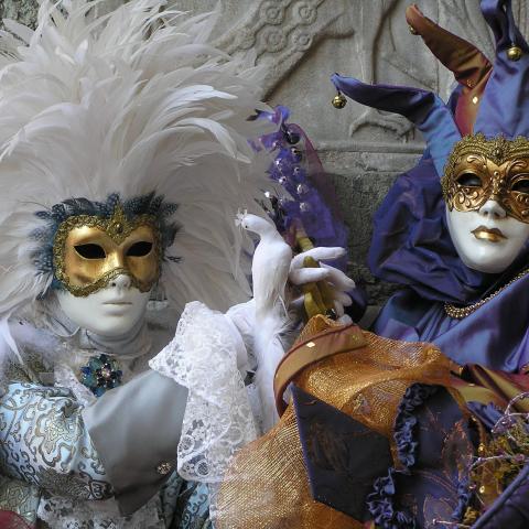 Traditional Venetian masks - Free pictures for commercial use 