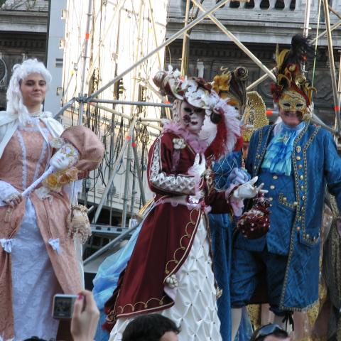 Venetian carnival masks Stock Image 