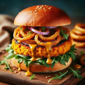 Vegan Autumn Burger Recipe