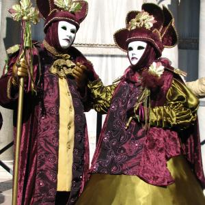 Venetian carnival masks Stock Image 