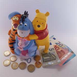 Cartoon Character Winnie the Pooh and Friends Money Bank  